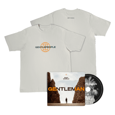 MAD WORLD von Gentleman - Digipack CD + T-Shirt (beige) jetzt im Gentleman Store