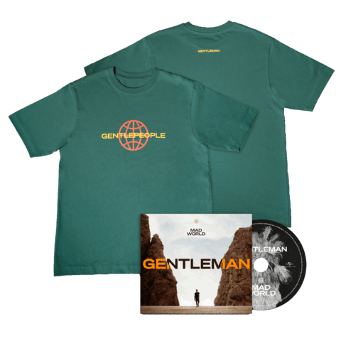 MAD WORLD von Gentleman - Digipack CD + T-Shirt (grün) jetzt im Gentleman Store